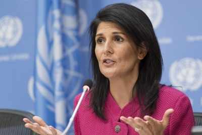 Nikki Haley in Israel, to meet families of hostages