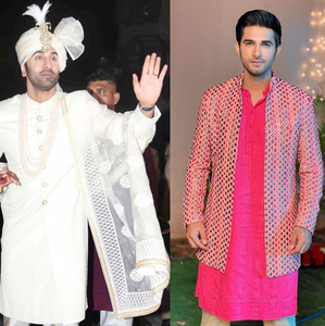 Shubham Dipta inspired by Ranbir Kapoor's wedding look for 'Mangal Lakshmi'