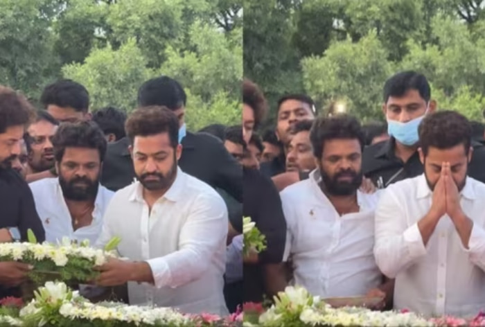 Jr NTR Pays Tribute To Grandfather Nandamuri Taraka Rama Rao with a Kind Gesture on 101st Birth Anniversary- Watch