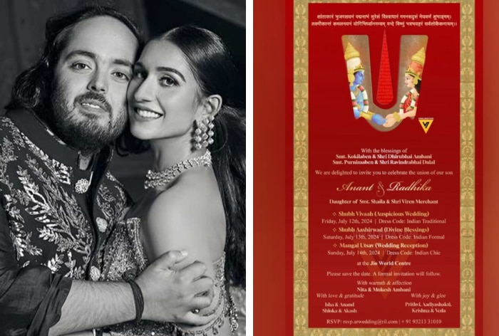 Anant Ambani-Radhika Merchant’s Wedding Invitation Card Looks Beautiful in Red – Check Luxurious Venue, Date, Time