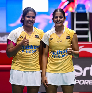 Singapore Open: Treesa-Gayatri stun Korean duo to enter maiden Super 750 semis