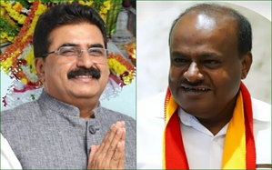 Kumaraswamy scripts thumping victory, wins Mandya by 2.84 lakh votes