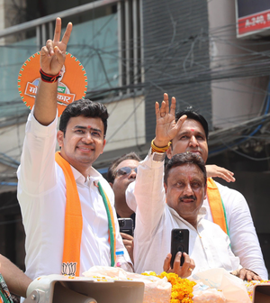 Tejasvi Surya leads from Bengaluru South