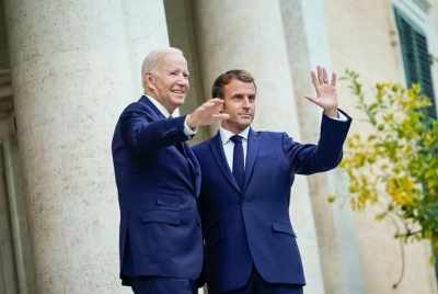 Biden, Macron pledge support to Ukraine at start of state visit