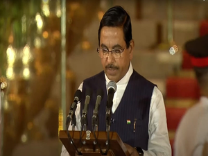 Pralhad Joshi sworn in as Union Minister; thanks PM Modi & party leadership (Ld)