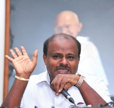 Ex-K'taka CM Kumaraswamy leads in Mandya