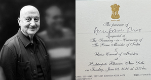 'I am Narendra Modi. All hail’, says Anupam Kher as he heads for Modi 3.0 swearing-in