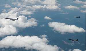 US B-1B bomber holds drills in S. Korea for 1st time in 7 years