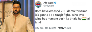 Aly Goni's comment on early trends: 'Whoever wins bas desh ka bhala ho’