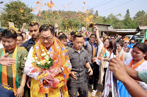 BJP wins both LS seats in Arunachal, Union Minister Rijiju wins 4th term