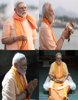 PM Modi's meditation at Vivekananda Rock Memorial in Kanyakumari continues