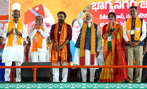 Exit Polls project BJP may double its tally in Telangana