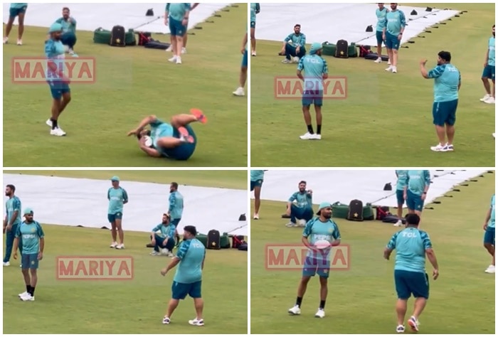 Babar Azam, Azam Khan’s HILARIOUS Banter Lights up Pakistan’s Training Session Ahead of T20 WC 2024 Game vs USA; Video Goes VIRAL | WATCH