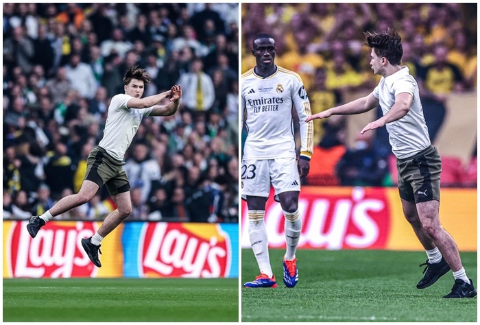 Real Madrid vs Dortmund: Pitch Invader Does Cristiano Ronaldo’s ‘Siiuu’ Celebration During Champions League 2024 FINAL | WATCH