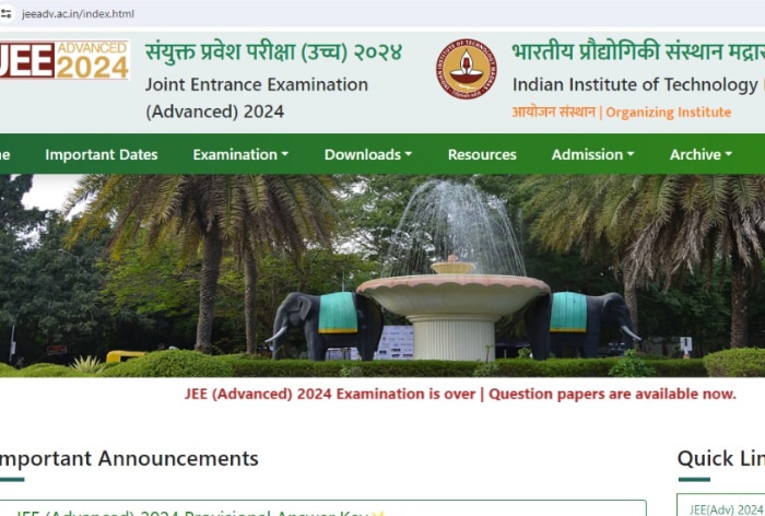 JEE Advanced 2024 Topper List: Check IIT JEE Advanced Zone-Wise Toppers Name, Marks