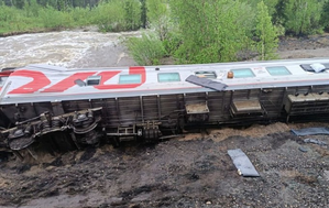 Passenger train derailment in Russia leaves 70 injured