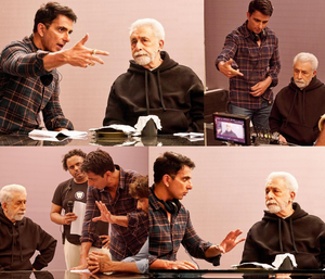 Sonu Sood welcomes Naseeruddin Shah to sets of his directorial debut film ‘Fateh’