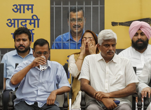 Before surrendering at Tihar jail, CM Kejriwal calls exit polls fake