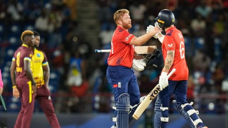 T20 World Cup 2024: England Overpowers West Indies with Phil Salt's Explosive 8-Wicket Performance