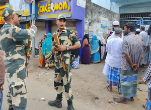 Violence slows polling pace in Bengal; turnout still higher than national average