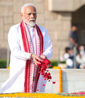 PM Modi's traditional Sambalpuri stole highlights his focus on Odisha