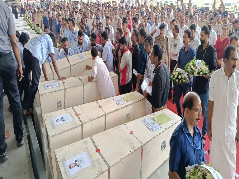 Sorrowful Gathering At Kochi Airport As Mourning Families Receive Bodies Of Kuwait Fire Victims; Heartbreaking Visuals