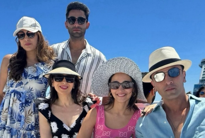 Karisma Kapoor Chills With Ranbir Kapoor and Alia Bhatt During Ambani’s Extravagant Cruise Trip, Shares Unseen Photos – See Here