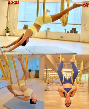 ‘Understanding law of anti-gravity’, actress Deepti Sadhwani drops pics doing aerial yoga