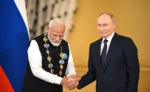 PM Modi receives Russia's highest civilian award, dedicates it to people of India (Lead)