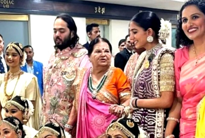 Anant Ambani-Radhika Merchant Wedding: Kokilaben Hosts Garba Night With Radha-Krishna Decor For Couple, See Inside PICS