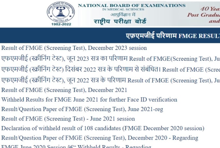 FMGE Exam 2024 to Conclude Today; Result to be Declared by Aug 6