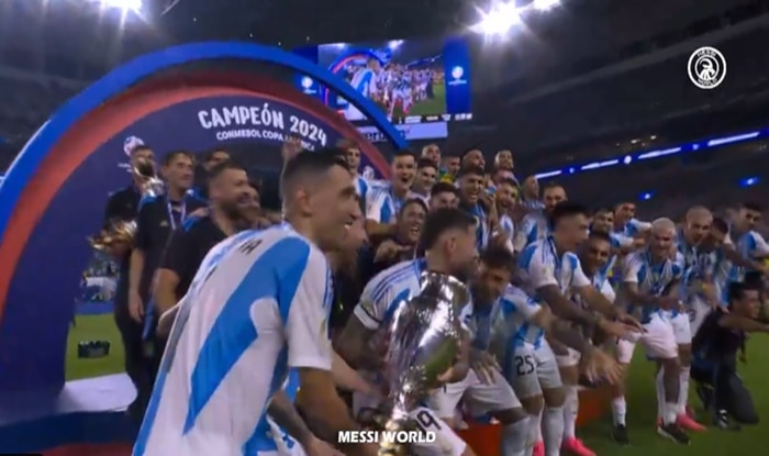 Lionel Messi’s GESTURE Towards Angel di Maria After Argentina Win Copa America 2024 is Heartwarming | WATCH VIDEO