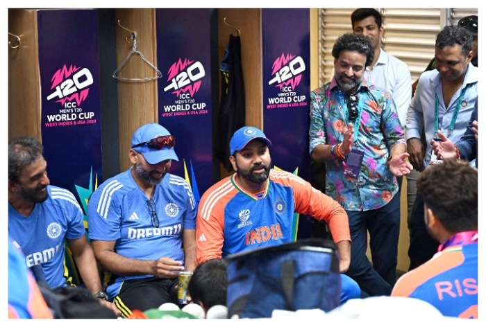 Rohit Sharma Treats T20 World Cup Trophy Like Own Baby – WATCH VIDEO