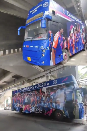 India's victory parade bus awaits champions in Mumbai ahead of mega celebrations