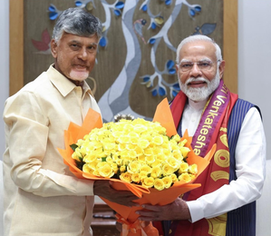 Andhra CM Naidu meets PM Modi, seeks financial assistance