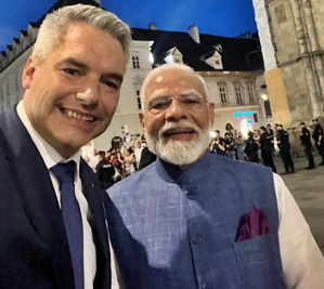 Mention of PM Modi on Austrian Chancellor’s timeline spikes latter’s social media traction