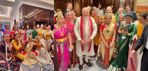 Moscow reverberates with 'Jai Jai Modi' chants