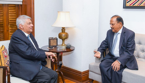 NSA Doval meets Lankan President Ranil Wickremesinghe in Colombo