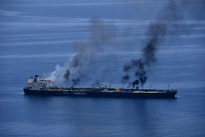 Yemen's Houthis permit rescue operation of burning oil tanker in Red Sea