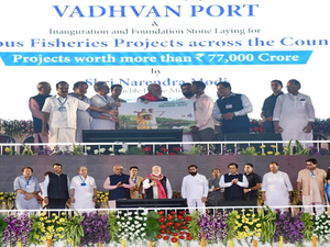 PM Modi slams Opposition for 'putting brakes' on development of Vadhvan Port