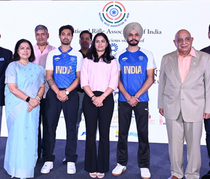 NRAI felicitates history-making Indian Olympic shooting squad; Manu, Sarabjot, Swapnil presented cash awards