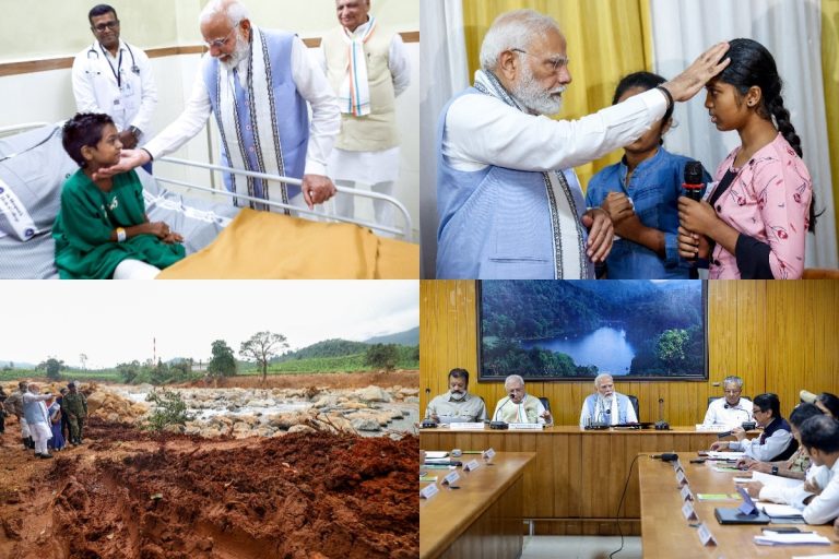 ‘Centre Will Provide All Help And Support’; PM Modi During His Visit To Landslide Hit Wayanad In Kerala