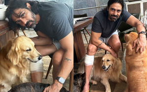 Arjun Rampal shares a glimpse of ‘love bite’ from pet dog