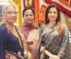 Janmashtami: Bhagyashree takes mother-in-law to watch ‘Rajadhiraaj’