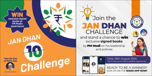 As Jan Dhan Yojana turns 10, a quiz and an opportunity to win books signed by PM Modi