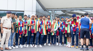 Paris Olympics: Bronze medal-winning Indian hockey team receives rousing welcome at IGI airport