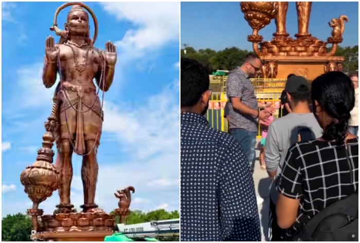 ‘Demon God’: Watch Church Group Protests Against Tallest Hindu God Hanuman’s Statue In Texas