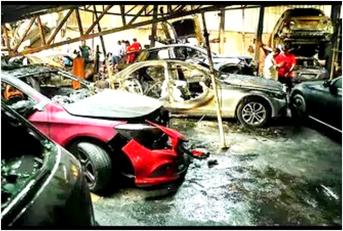 Mercedes, Audis, BMWs Worth Over 10 Crore Burnt To Ashes In Gurugram; Here’s Why