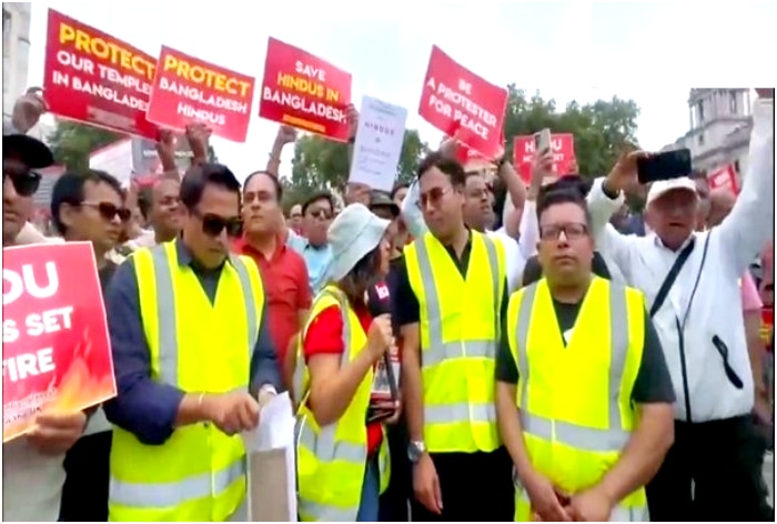 Bangladesh Crisis: Protest Outside UK Parliament Over Violence Against Hindus