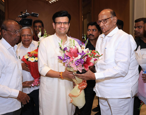 Maha BJP leader Samarjeet Ghatge joins NCP (SP), expects to contest from Kagal